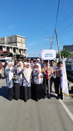 Kafilah Aceh Timur Ikuti Rangkaian Kegiatan Awal MTQ Aceh di Pidie Jaya
