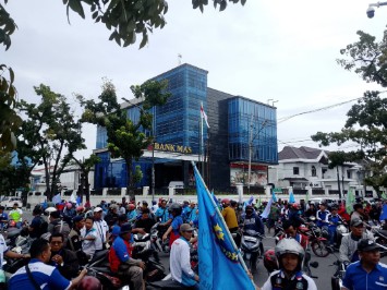 Gabungan Buruh Bergerak Gelar Aksi di Medan Sampaikan 8 Tuntutan