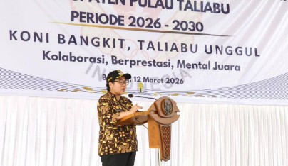 Bupati Sashabila Mus Berharap KONI Pulau Taliabu Bisa Melahirkan Atlet -atlet Berprestasi