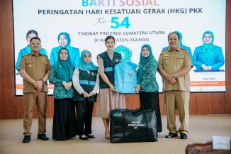 Hari Kesatuan Gerak PKK Ke – 54, TP PKK Sumut Hadirkan Layanan Kesehatan Gratis Untuk Warga Asahan