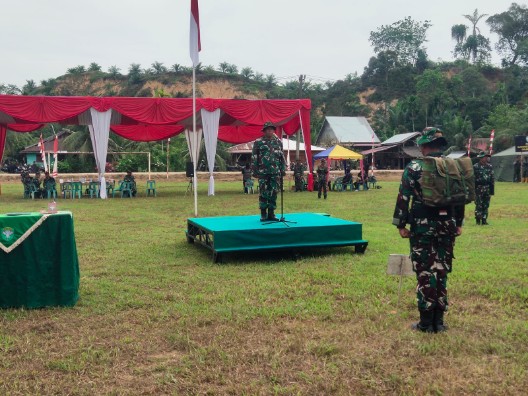 Kodim 0104/Atim Gelar Gladi Upacara Pembukaan TMMD 128