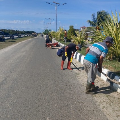 Penataan Median Jalan Menjadi Bagian dari Prioritas Penanganan DLH Taliabu