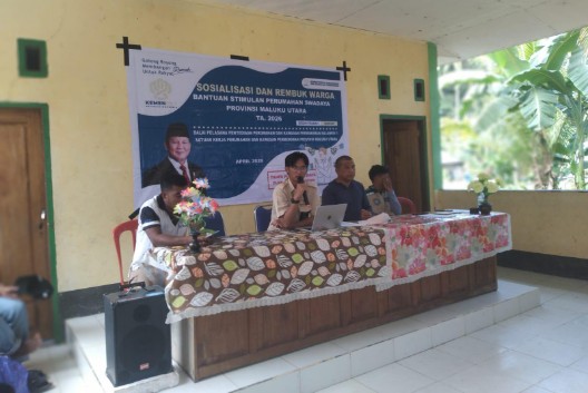 Dinas Perkimtan Taliabu Gelar Rembuk Warga Soal Program Bantuan Stimulan Perumahan Swadaya