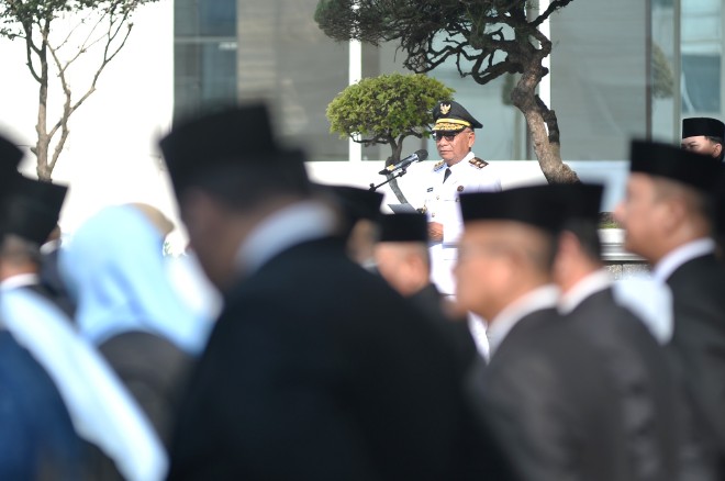 Wagub Surya Pimpin Upacara Hari Otonomi Daerah Ke -30, Tekankan Sinergi Pusat -Daerah