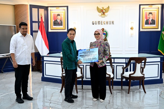 Solidaritas Sumatera Menguat, Bobby Nasution Apresiasi Bantuan Pemprov Lampung Untuk Korban Bencana