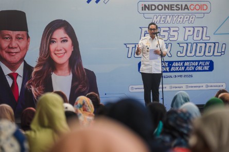 Rico Waas Tegaskan Perang Melawan Judi Online di Acara “Gass Pol Tolak Judol” Komdigi