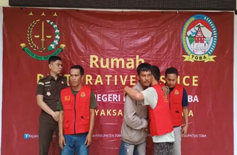 Berdamai, Restoratif Justice Kejati Sumut Berhasil Pulihkan Hubungan Baik Warga Balige yang Sempat Terganggu Terlibat Penganiayaan