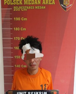 Maling Sepeda Motor Babakbelur Dihajar Massa