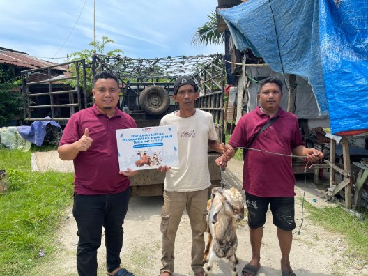 BNCT dan PSTP Belawan Kolaborasi Salurkan Hewan Qurban Untuk Masyarakat