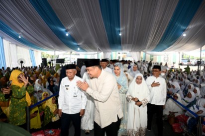 Pengajian Akbar Pemprov, Bobby Nasution Doakan Sumut Bebas Bencana dan Narkoba