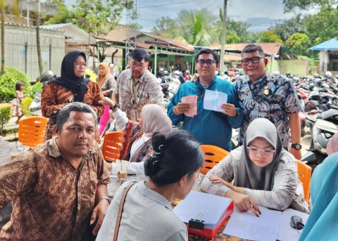 Bapenda Kota Medan Ajak Masyarakat Manfaatkan Pojok PBB di MPP Roadshow Medan Amplas