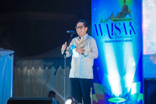 Rico Waas Ajak Warga Medan Rawat Harmoni dan Tebar Kedamaian