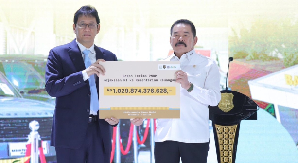Kejaksaan RI Serahkan Rp 1,029 Triliun Hasil Lelang Barang Rampasan Negara