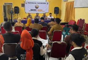 Perkenalkan Program BANG JAGA di Tegal Sari Mandala III, Kapolsek Medan Area : Keamanan Itu Tugas Kita Bersama