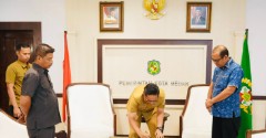 Anggota DPRD Medan Ini Saksikan Penandatanganan Prasasti Revitalisasi Gereja Katolik St Antonius