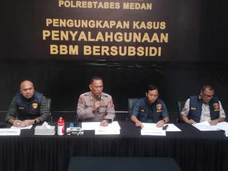 Polrestabes Medan Ungkap 9 Kasus Penyalahgunaan BBM Bersubsidi