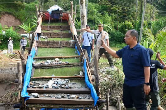 Pemprov Sumut Lanjutkan Penertiban Tambang Ilegal di Sungai Batang Gadis