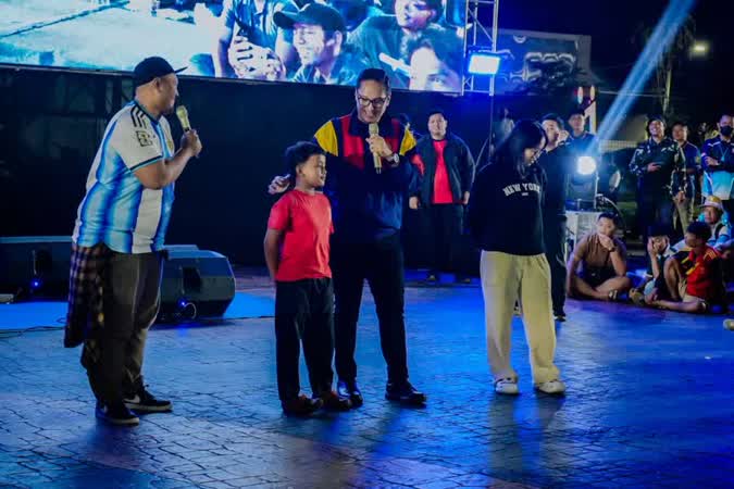 Ribuan Warga Kota Medan Antusias Nobar Final Piala Dunia 2026 di Park Kebun Bunga, Timnas Spanyol Taklukkan Argentina 1-0