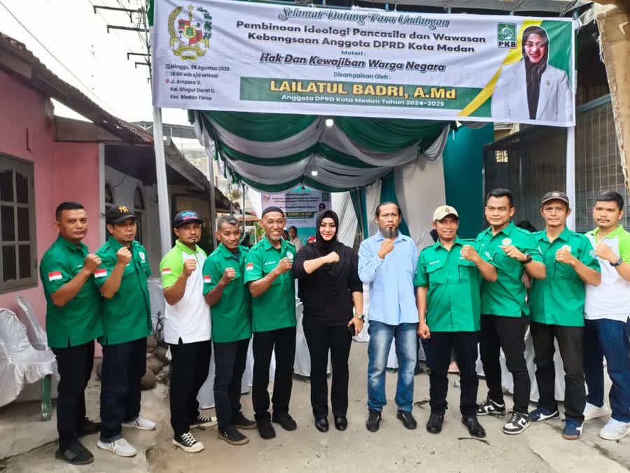 Anggota DPRD Medan, Lailatul Badri Ajak Masyarakat Untuk Terus Menghidupkan Nilai – nilai Pancasila Dalam Kehidupan Sehari -hari