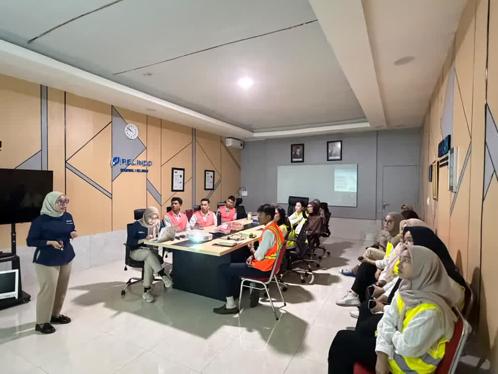 Pelindo Regional 1 Belawan Kenalkan Ekosistem Kepelabuhanan Ke Mahasiswa Magang