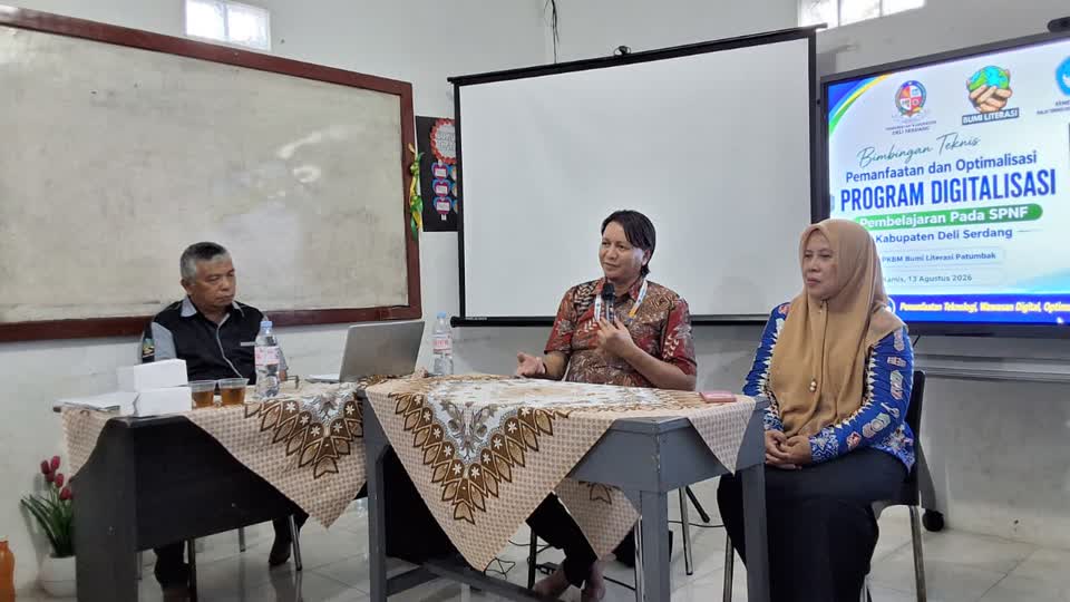 PKBM Bumi Literasi Tuan Rumah Digitalisasi Pembelajaran SPNF Deli Serdang