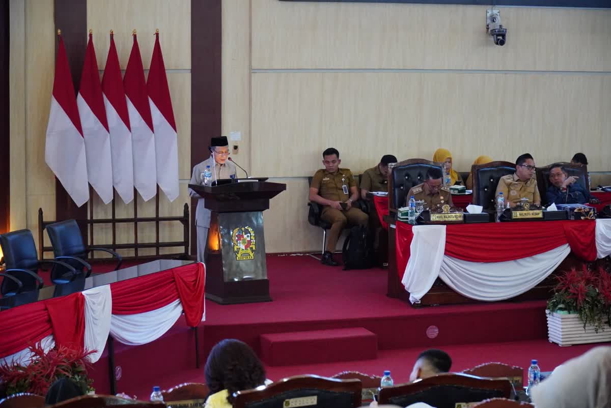 Di Rapat Paripurna DPRD Medan, APBD Perubahan 2026 Tembus Rp 7,7 T, Wali Kota Medan Fokuskan Terhadap 6 Prioritas Pembangunan Strategis