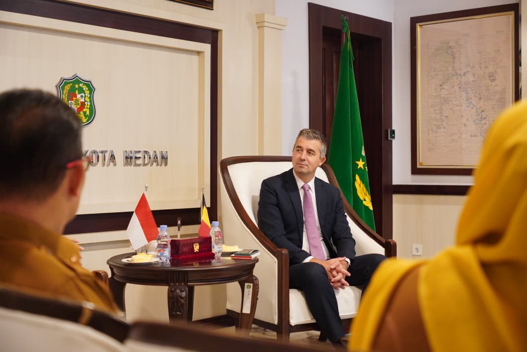 Perkuat Pintu Gerbang Internasional di Sumatra, Wali Kota Medan dan Dubes Belgia Gagas Kerja Sama Strategis