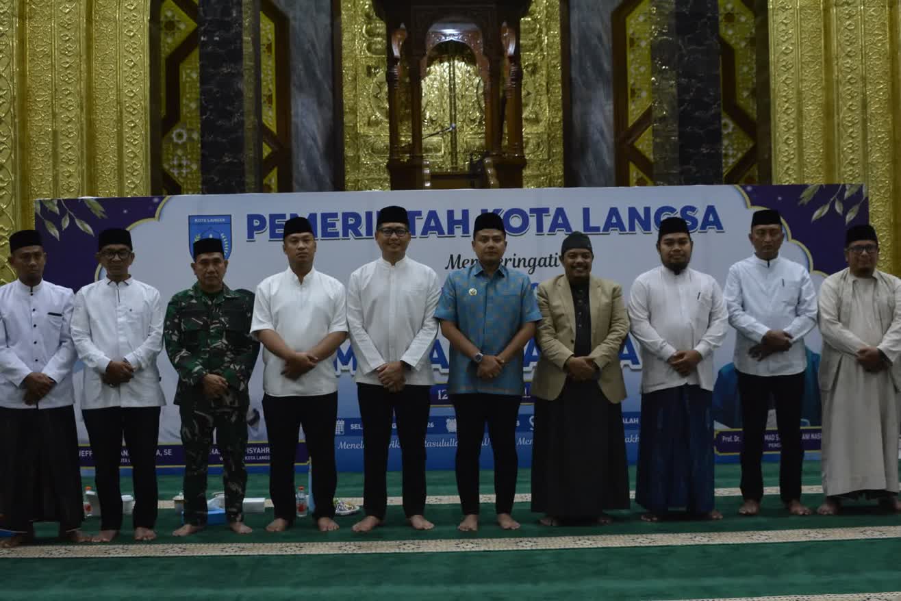 Momentum Maulid Nabi, Walikota Langsa Ajak Warga Teladani Akhlak Rasulullah SAW