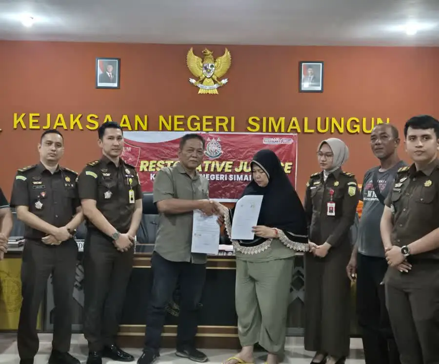 Warga Simalungun Beli Barang Hasil Kejahatan Dibebaskan Jaksa Melalui Restoratif Justice