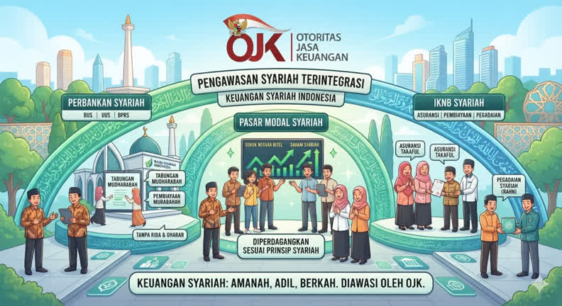 Industri Keuangan Syariah Terus Tumbuh Positif