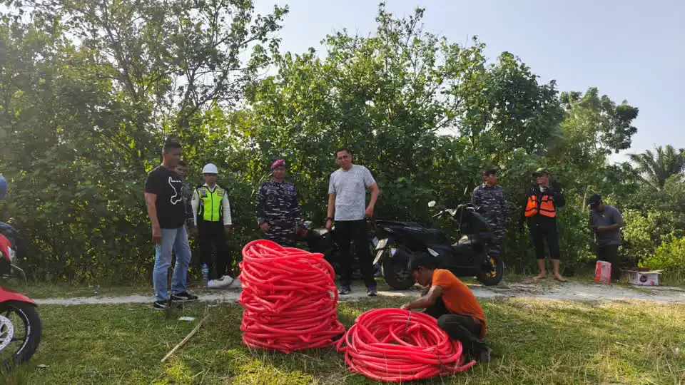 Kodaeral I Gagalkan Dugaan Illegal Tapping Avtur di Jalur Pipa Pertamina di Desa Pantai Labu Pekan