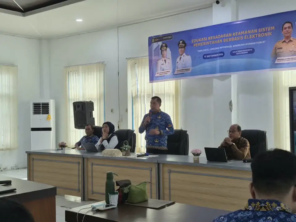 Jaga Layanan Publik Tetap Aman, Pemko Medan Perkuat Kesadaran Keamanan SPBE