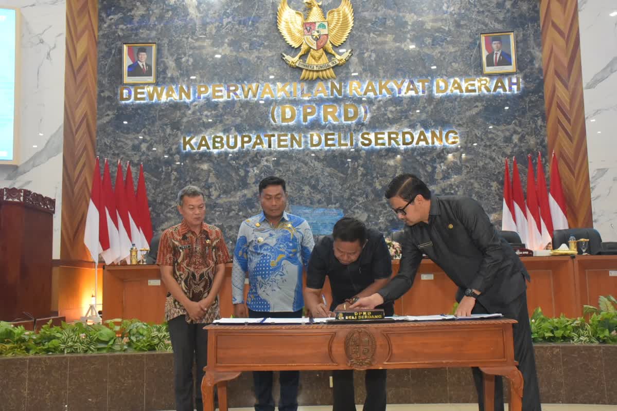 DPRD Deli Serdang Setujui Pemekaran Percut Sei Tuan dan Lima Ranperda Lainnya