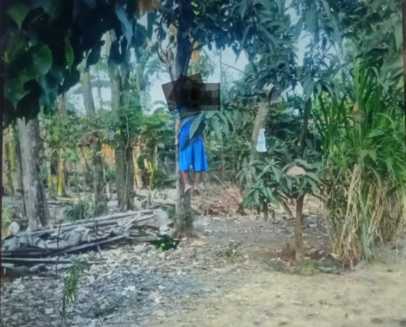 Kakek Gantung Diri di Pohon Mangga Dekat Masjid Desa Tanjung