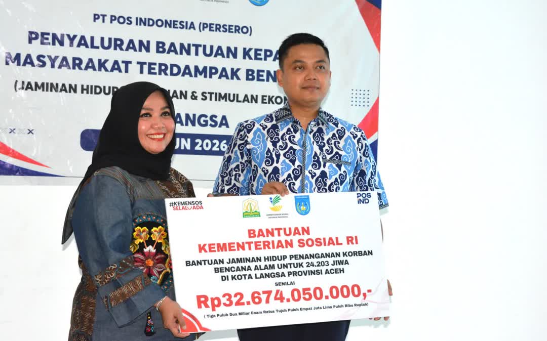Pemko Langsa Terima Bantuan Jadup Dan Bufferstock Logistik Dari Kemensos RI