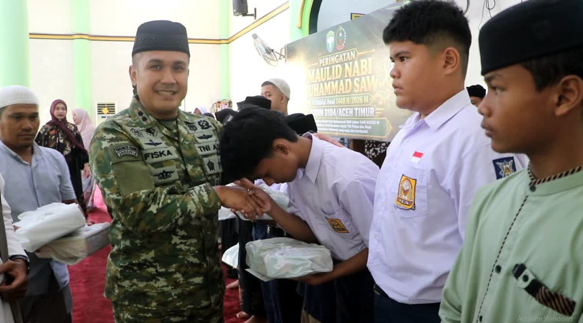 Kodim 0104/Atim Peringati Maulid Nabi Muhammad SAW 1448 H
