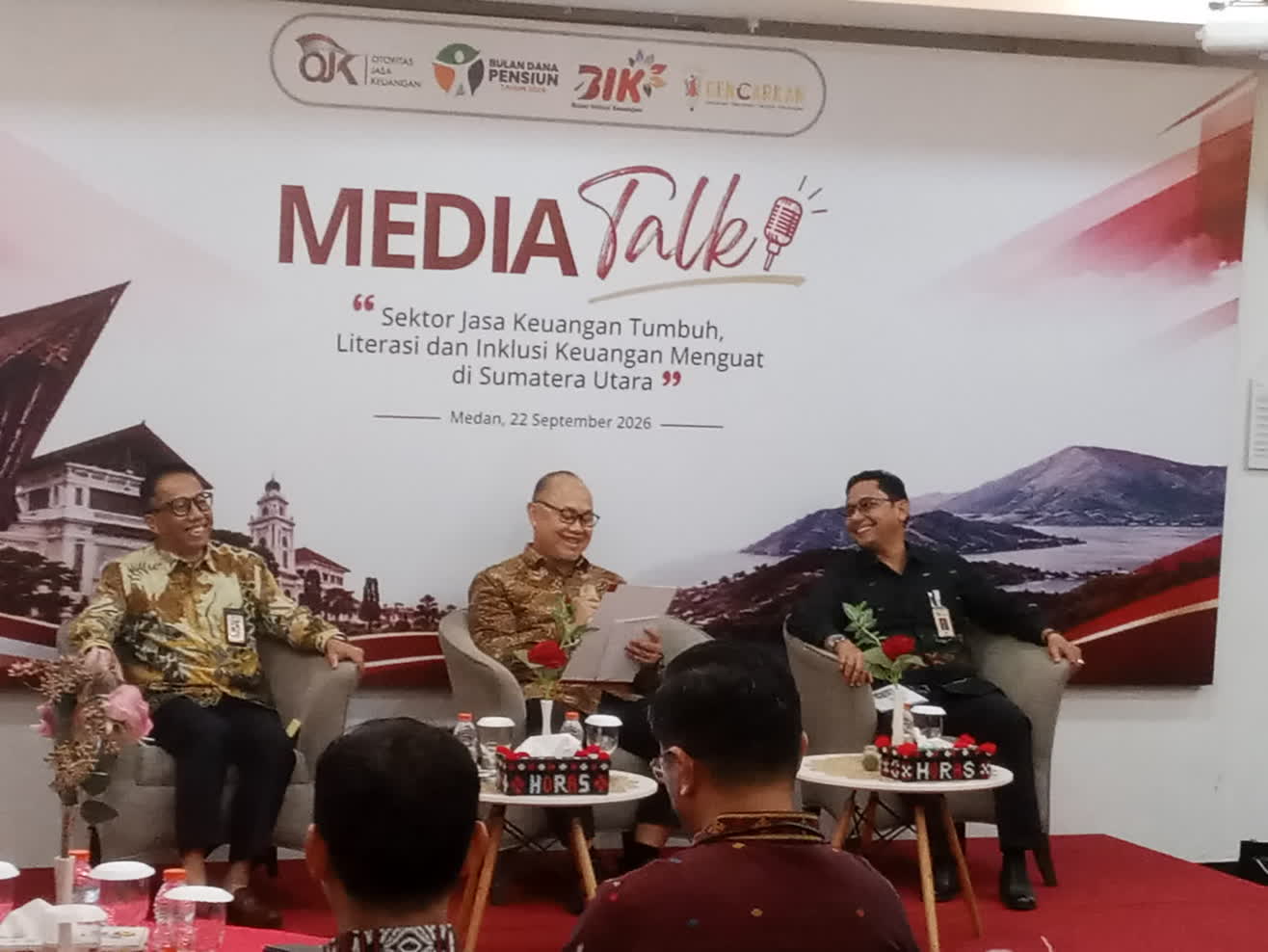 Kinerja DPK Mengalami Peningkatan Menjadi Rp 345,6 Triliun, OJK Sumut : Menggambarkan Kalau Kepercayaan Masyarakat Pada Perbankan Masih Tetap Terjaga