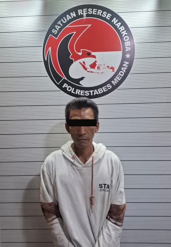 Pengedar Narkoba di Sunggal Ditangkap Polisi, 8 Paket Sabu Dikemas Dalam Kotak Rokok Jadi Barang Buktinya