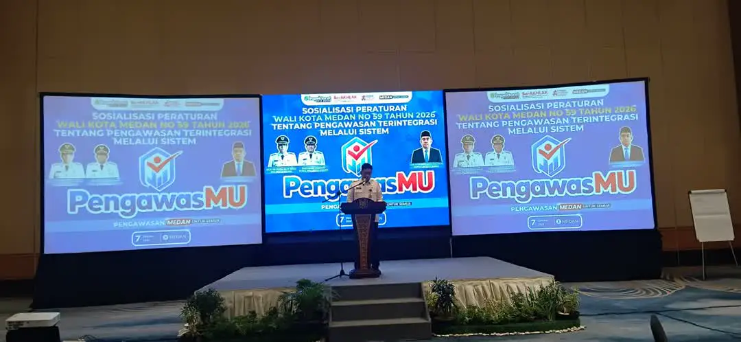 Perkuat Pengawasan, Pemko Medan Sosialisasikan Perwal Sistem PengawasMU