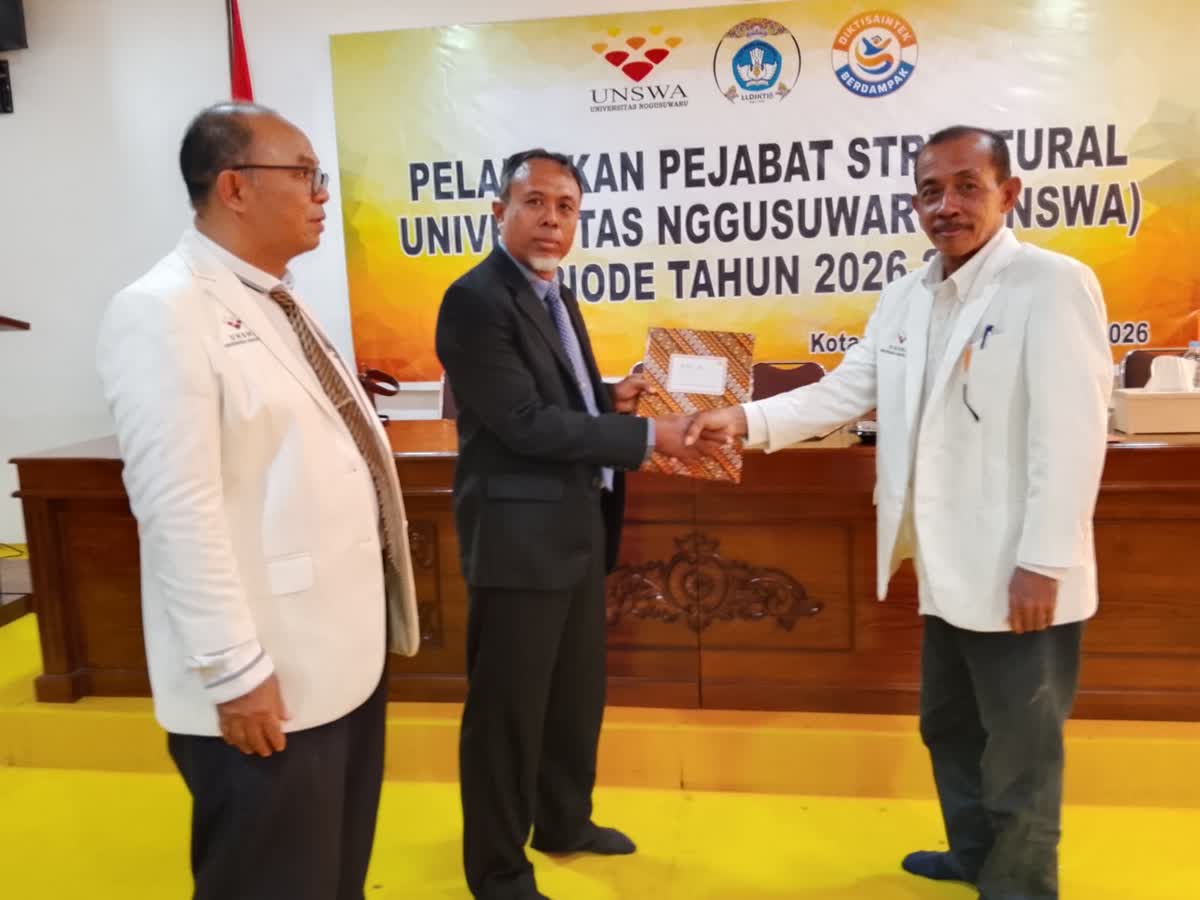 Pelantikan Rektor Baru UNSWA Tandai Babak Baru Tata Kelola Universitas Nggusuwaru