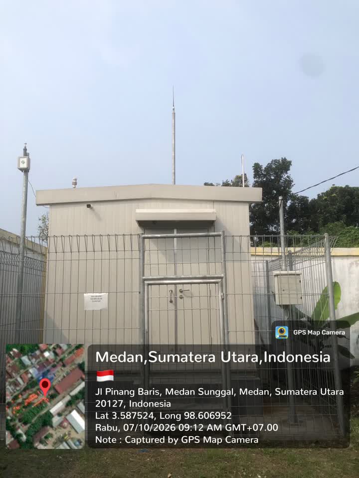 DLH Medan Pastikan Tiga Stasiun Pemantau Kualitas Udara Beroperasi 24 Jam