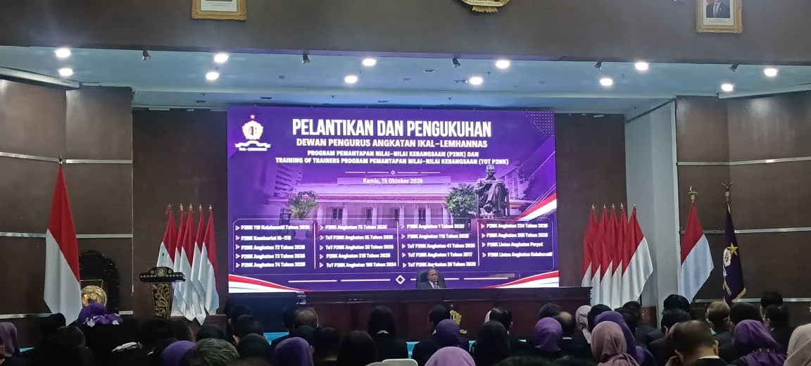 DPP IKAL Lemhannas RI Kukuhkan Pengurus PPNK Angkatan 38
