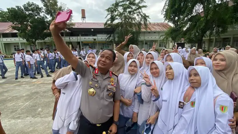 Kapolda Aceh Ajak Pelajar Jauhi Narkoba : Masa Depan Dimulai dari Karakter