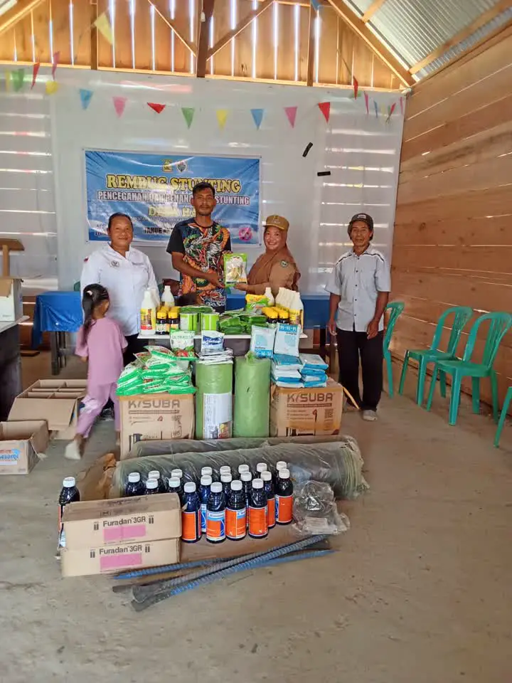 Salurkan Bantuan Ketahanan Pangan,Bukti  Konkret Pemdes Hai Mendukung Kemandirian Pangan
