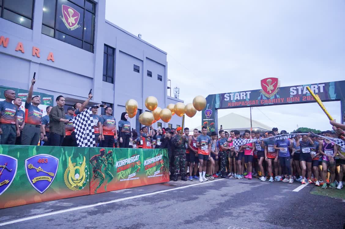 Wali Kota Rico Waas Lepas Ribuan Peserta Korpasgat Charity Run 2026, Olahraga Jadi Gerakan Kepedulian