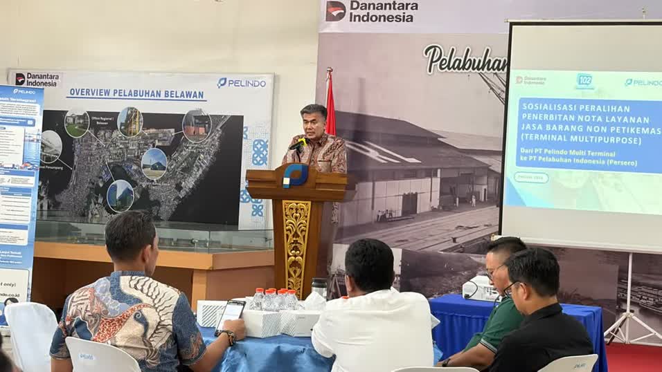 Pelindo Regional 1 Belawan Perkuat Integrasi Layanan Melalui Peralihan Penerbitan Nota