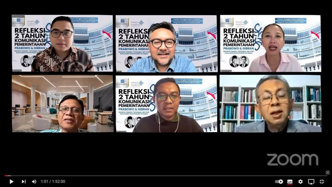 Refleksi 2 Tahun Pemerintahan Prabowo – Gibran : Universitas Paramadina Soroti Pentingnya Penguatan Fondasi Komunikasi Publik & Komunikasi Empati